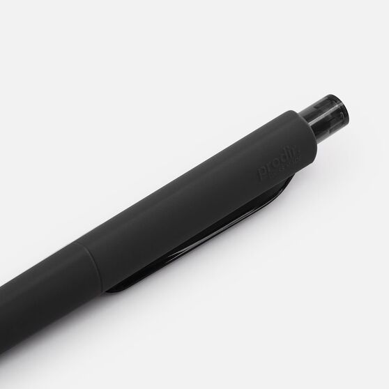 Ручка шариковая Prodir DS8 PRR-T Soft Touch, черная-5