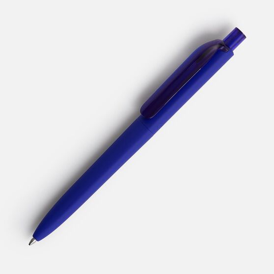 Ручка шариковая Prodir DS8 PRR-T Soft Touch, синяя-1