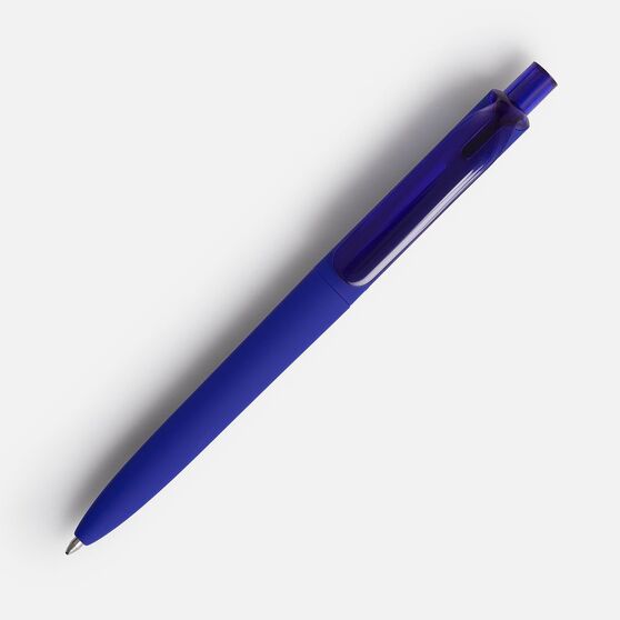 Ручка шариковая Prodir DS8 PRR-T Soft Touch, синяя-2