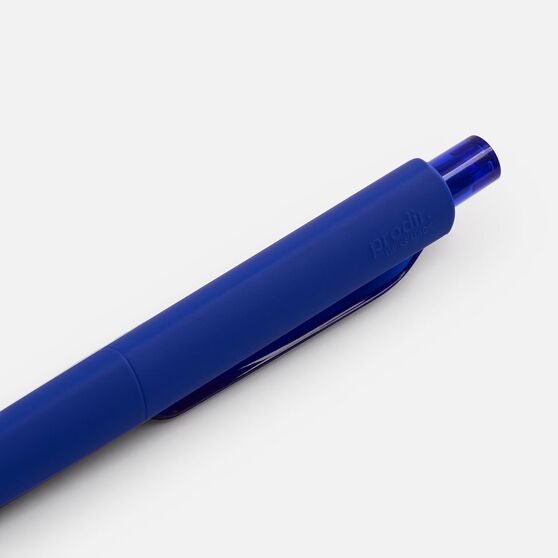 Ручка шариковая Prodir DS8 PRR-T Soft Touch, синяя-5