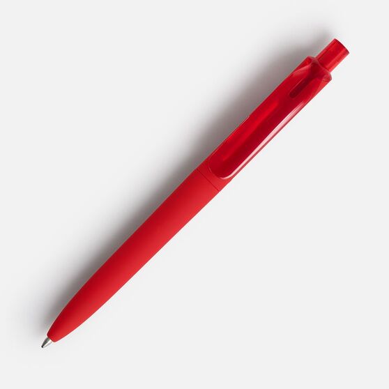 Ручка шариковая Prodir DS8 PRR-T Soft Touch, красная-2