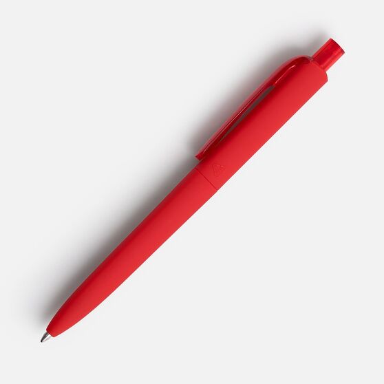 Ручка шариковая Prodir DS8 PRR-T Soft Touch, красная-3