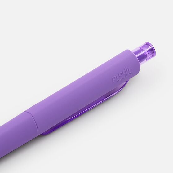 Ручка шариковая Prodir DS8 PRR-T Soft Touch, фиолетовая-5
