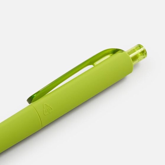 Ручка шариковая Prodir DS8 PRR-T Soft Touch, зеленая-4