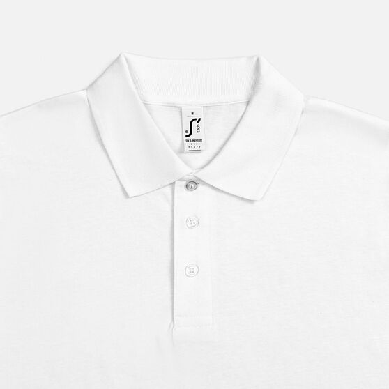 Рубашка поло мужская Prescott Men 170, белая-3