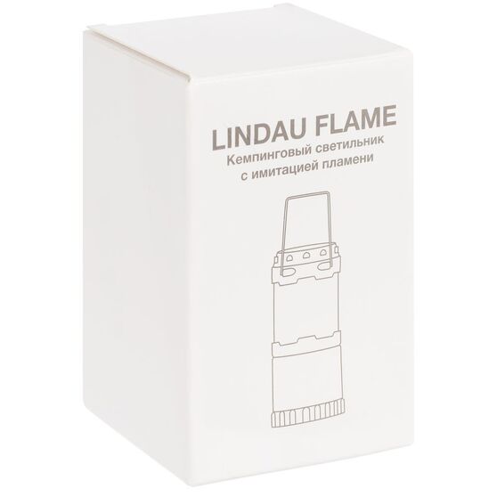Кемпинговый фонарь с имитацией пламени Lindau Flame, черный-6