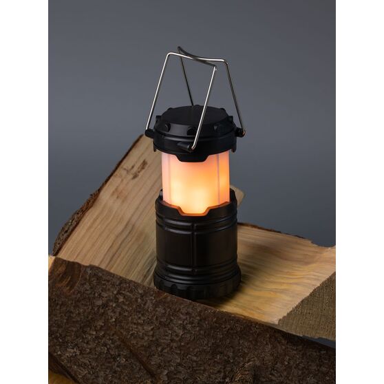 Кемпинговый фонарь с имитацией пламени Lindau Flame, черный-11