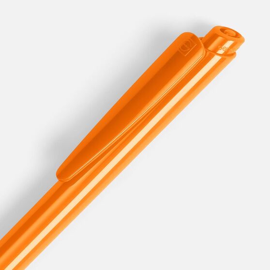 Ручка шариковая Senator Dart Polished, оранжевая-3