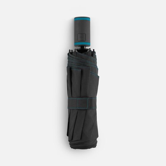 Зонт складной AOC Mini с цветными спицами, бирюзовый-6