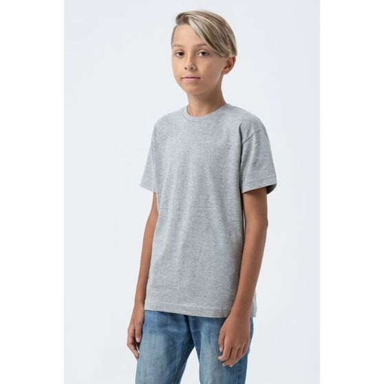 Футболка детская Regent Fit Kids, серый меланж-4