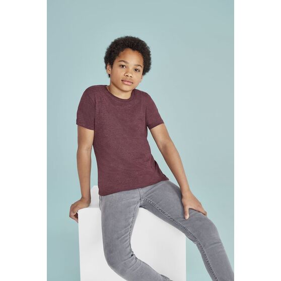 Футболка детская Regent Fit Kids, черная-4