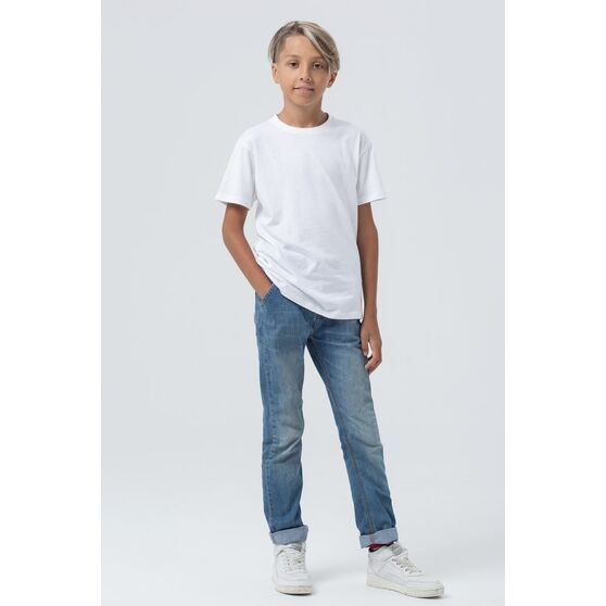 Футболка детская Regent Fit Kids, белая-6