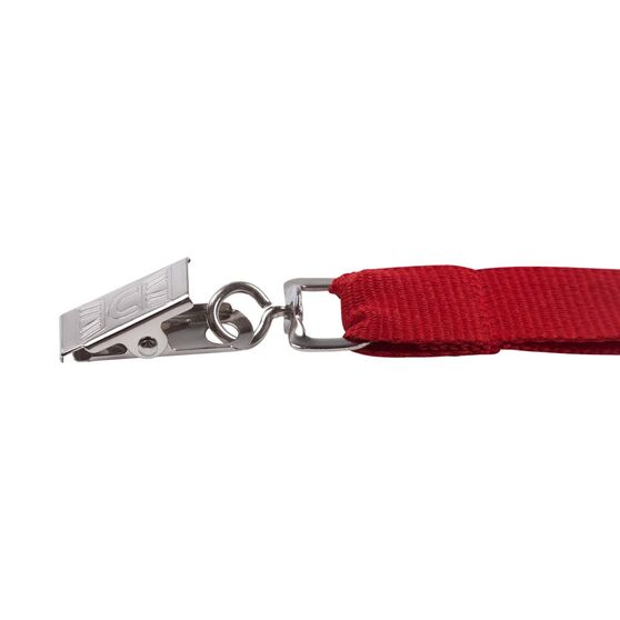 Лента для бейджа Neckband, красная-3