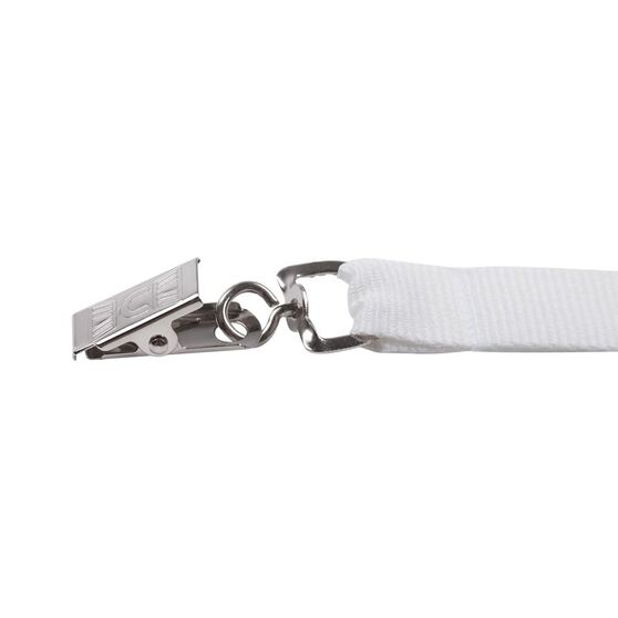Лента для бейджа Neckband, белая-3