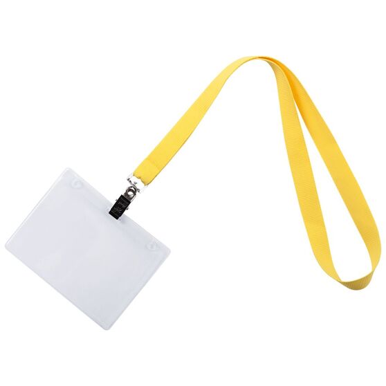 Лента для бейджа Neckband, желтая-2