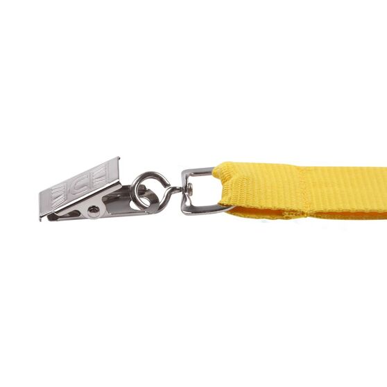 Лента для бейджа Neckband, желтая-3