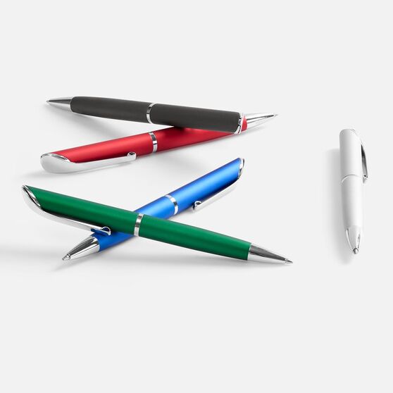 Ручка шариковая Glide, серо-коричневая-5
