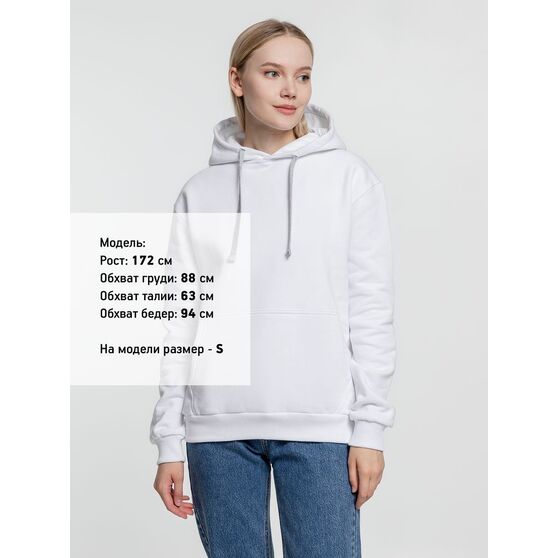 Толстовка с капюшоном Kirenga Heavy, белая (белоснежная)-7