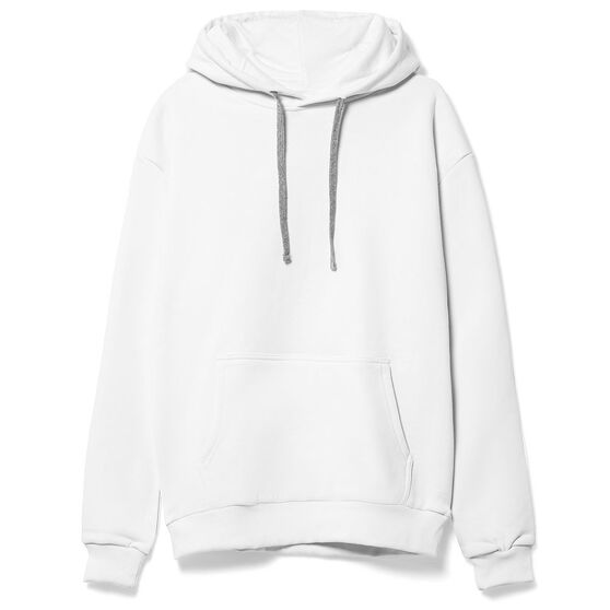 Толстовка с капюшоном Kirenga Heavy, белая (белоснежная)-1