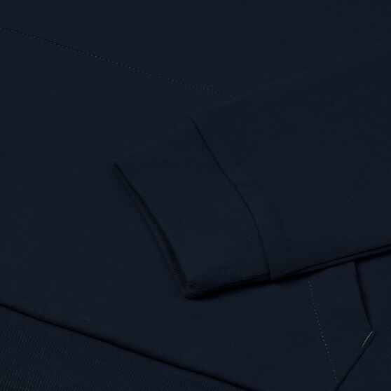 Толстовка на молнии с капюшоном Unit Siverga Heavy, темно-синяя-4