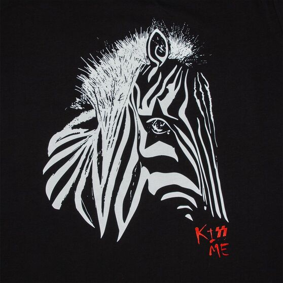 Толстовка женская «Арт-рокстар. Kiss Me», черная-4