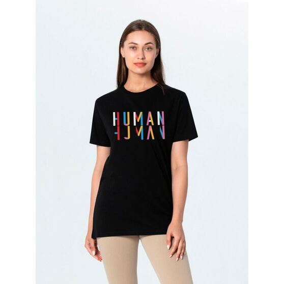 Футболка Human, черная-4