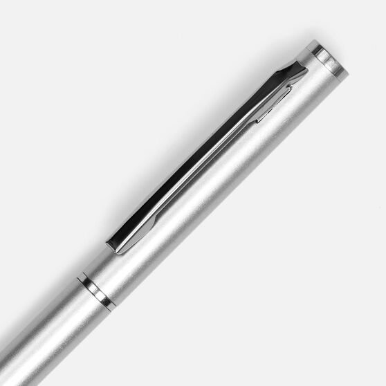 Ручка шариковая Hotel Chrome, ver.2, серебристая-3