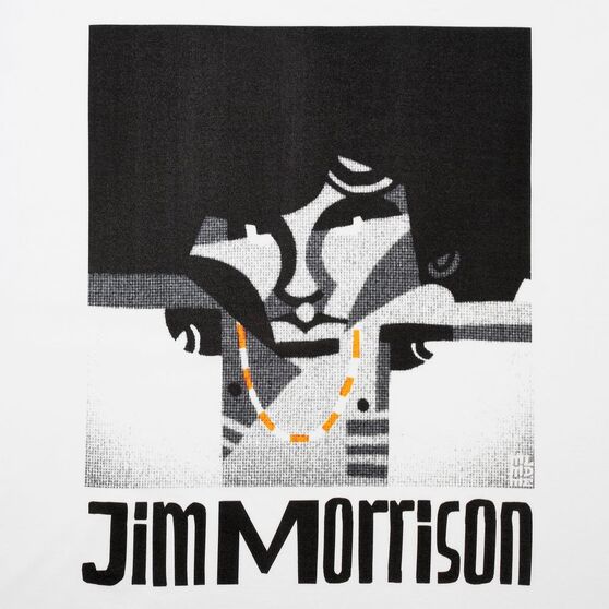 Футболка «Меламед. Jim Morrison», белая-4