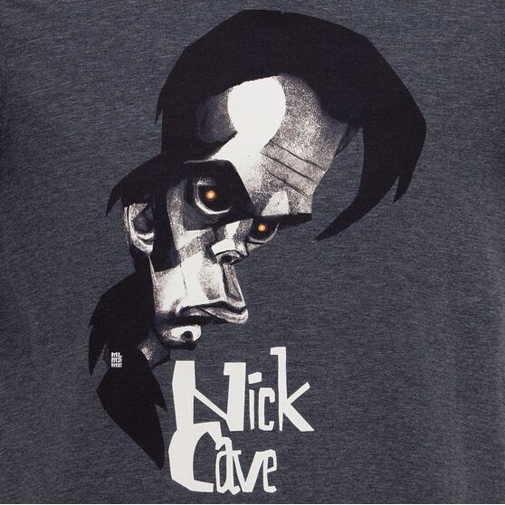 Футболка «Меламед. Nick Cave», темно-синий меланж-3