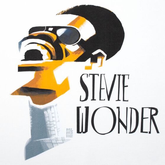 Толстовка «Меламед. Stevie Wonder», белая-4