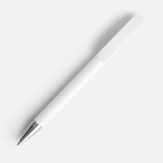 Ручка шариковая Prodir DS3 TPC, белая-2