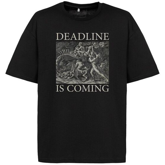 Футболка оверсайз Deadline, черная-3