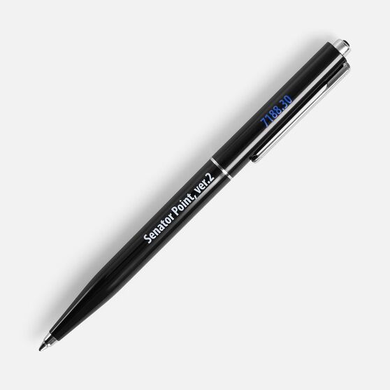 Ручка шариковая Senator Point, ver.2, белая-7