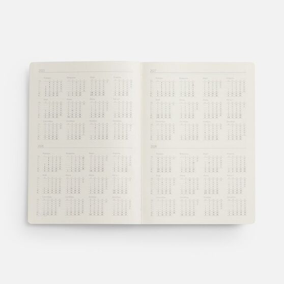 Ежедневник Urban Hard, недатированный, красный-6