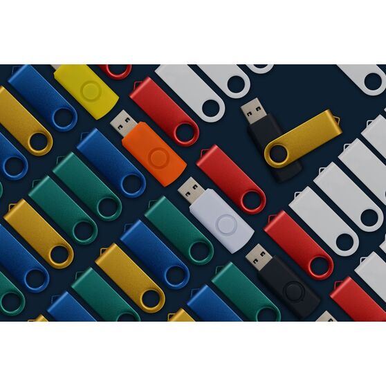 Флешка Twist Color, красная, 8 Гб-2