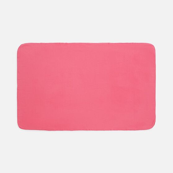 Флисовый плед Warm&Peace, розовый (коралловый)-5