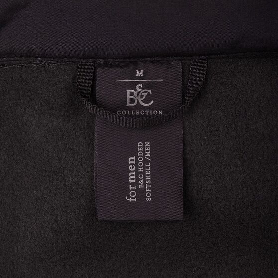 Куртка мужская Hooded Softshell черная-8