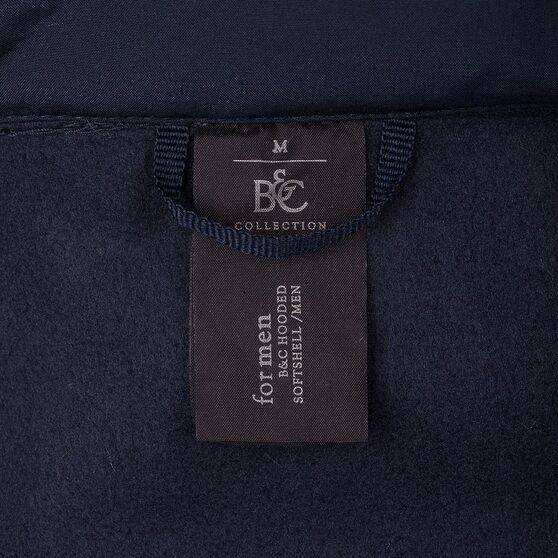 Куртка мужская Hooded Softshell темно-синяя-8