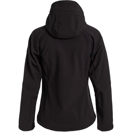 Куртка женская Hooded Softshell черная-3