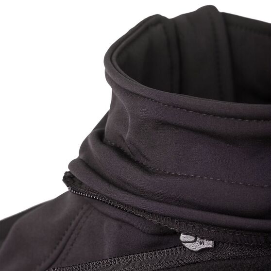 Куртка женская Hooded Softshell черная-4