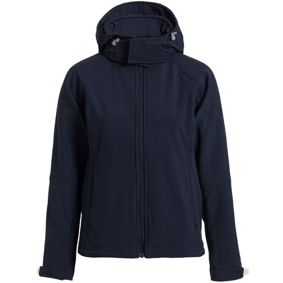 Куртка женская Hooded Softshell темно-синяя-1
