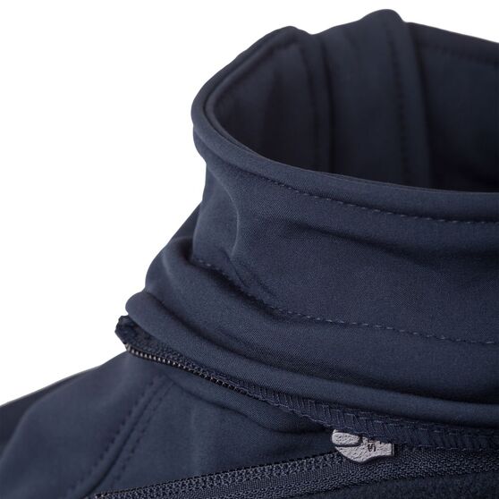 Куртка женская Hooded Softshell темно-синяя-4