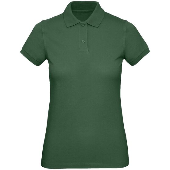 Рубашка поло женская Inspire, темно-зеленая-1