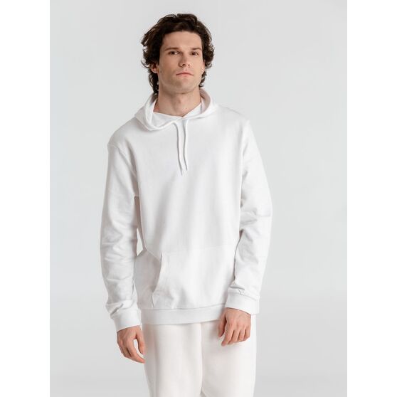 Толстовка с капюшоном унисекс Hoodie, белая-6
