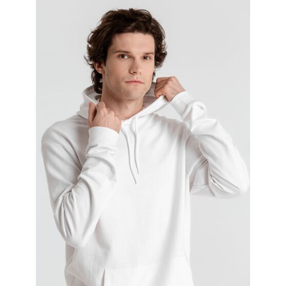 Толстовка с капюшоном унисекс Hoodie, белая-8