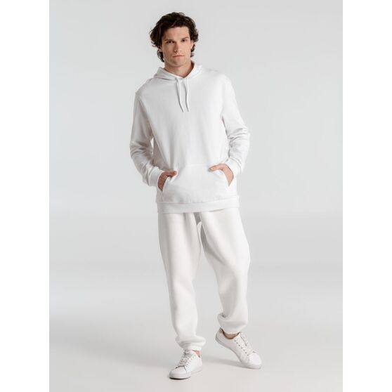 Толстовка с капюшоном унисекс Hoodie, белая-9