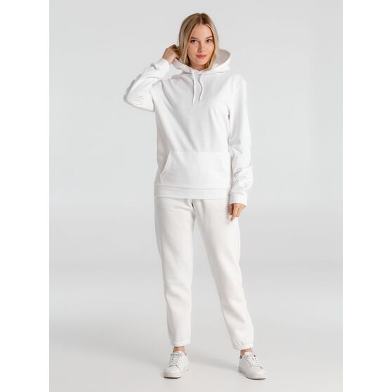 Толстовка с капюшоном унисекс Hoodie, белая-12