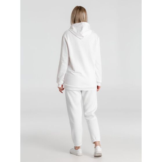 Толстовка с капюшоном унисекс Hoodie, белая-14