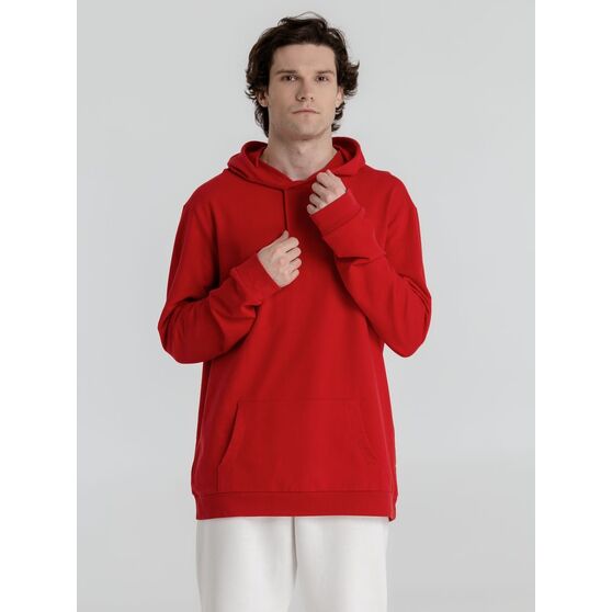 Толстовка с капюшоном унисекс Hoodie, красная-6