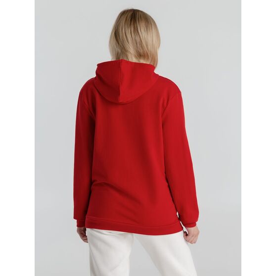 Толстовка с капюшоном унисекс Hoodie, красная-12